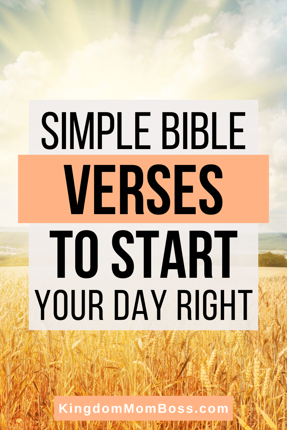 Inspiring Bible Verses to Start Your Morning Right